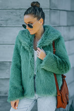 Faux Fur Jacket with Side Pockets