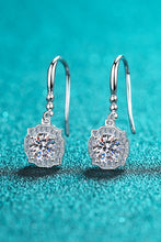 925 Sterling Silver Moissanite Hook Earrings