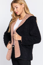 Hoodie Faux Fur Reversible Jacket