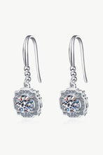 925 Sterling Silver Moissanite Hook Earrings